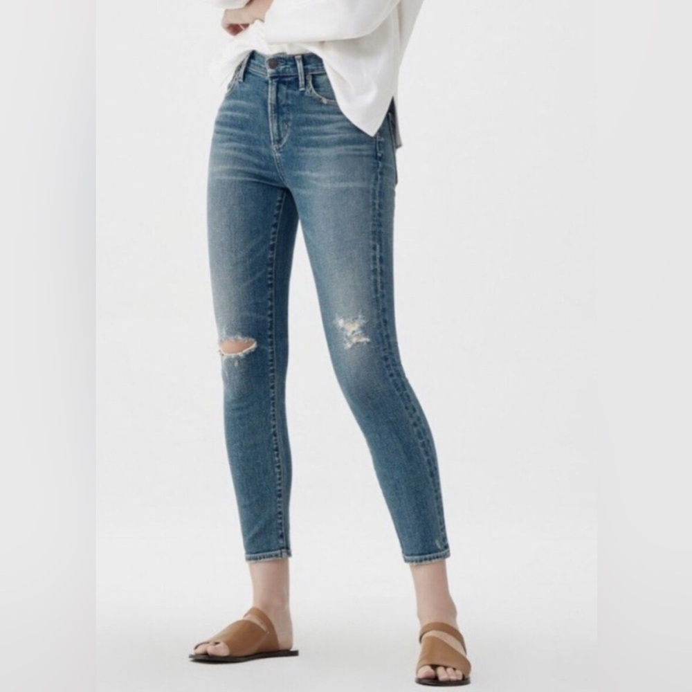Citizens of Humanity Rocket Crop High Rise Skinny jeans in Deja Vu